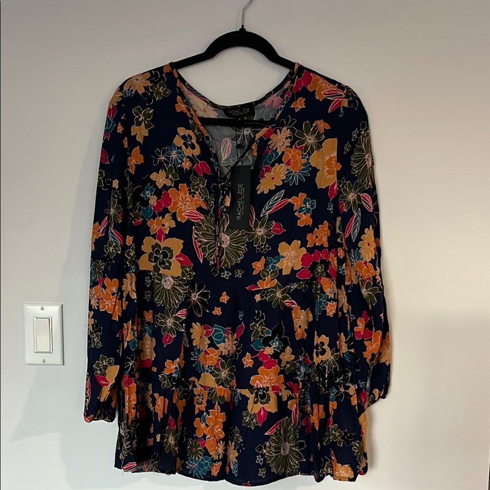 Rachel Zoe Floral Print Women's Top - Multicolor